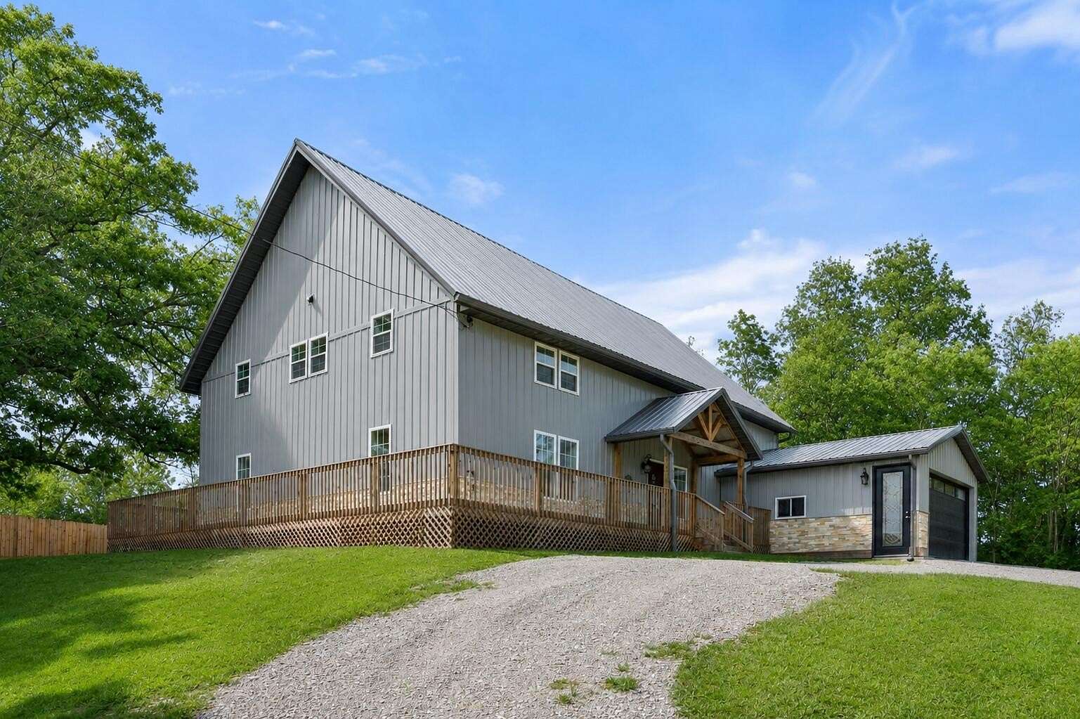 10 Acres of Land with Home for Sale in Corinth, Kentucky