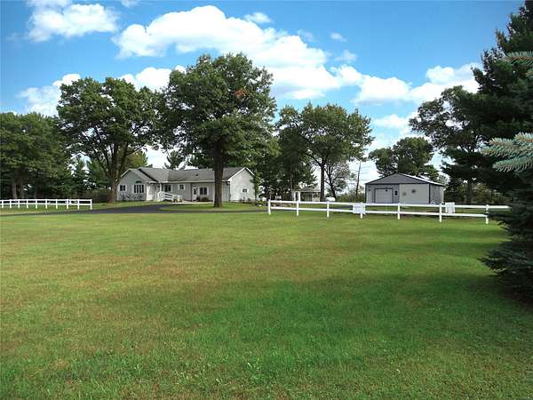 10.2 Acres of Recreational Land with Home for Sale in Durand, Wisconsin