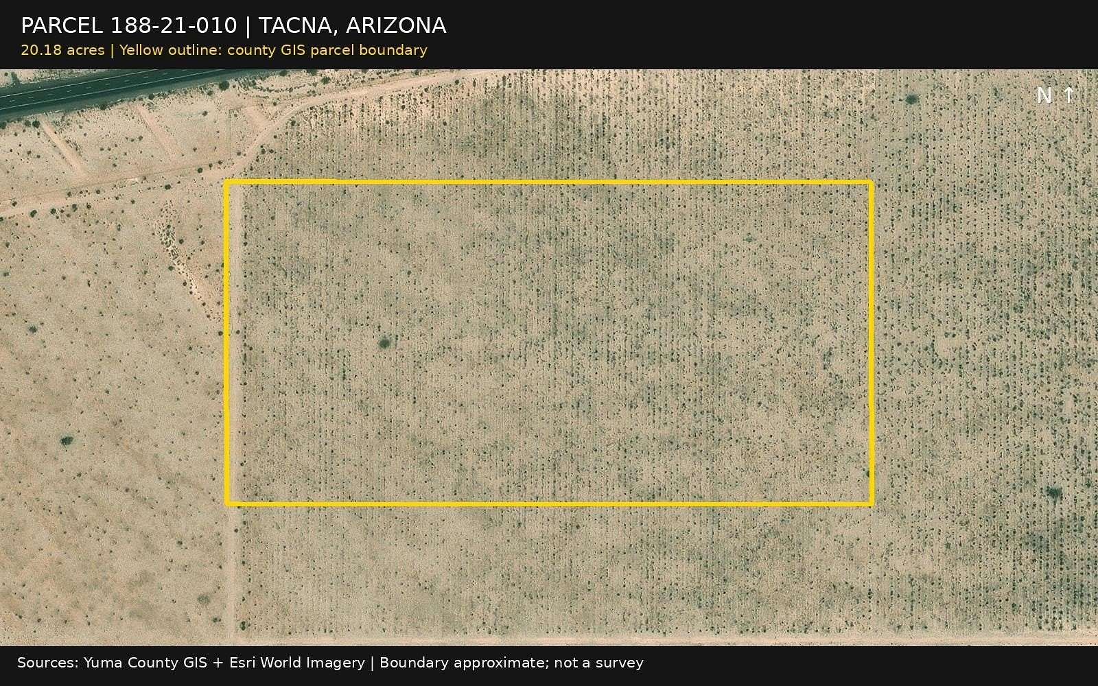 241 Acres of Agricultural Land for Sale in Tacna, Arizona