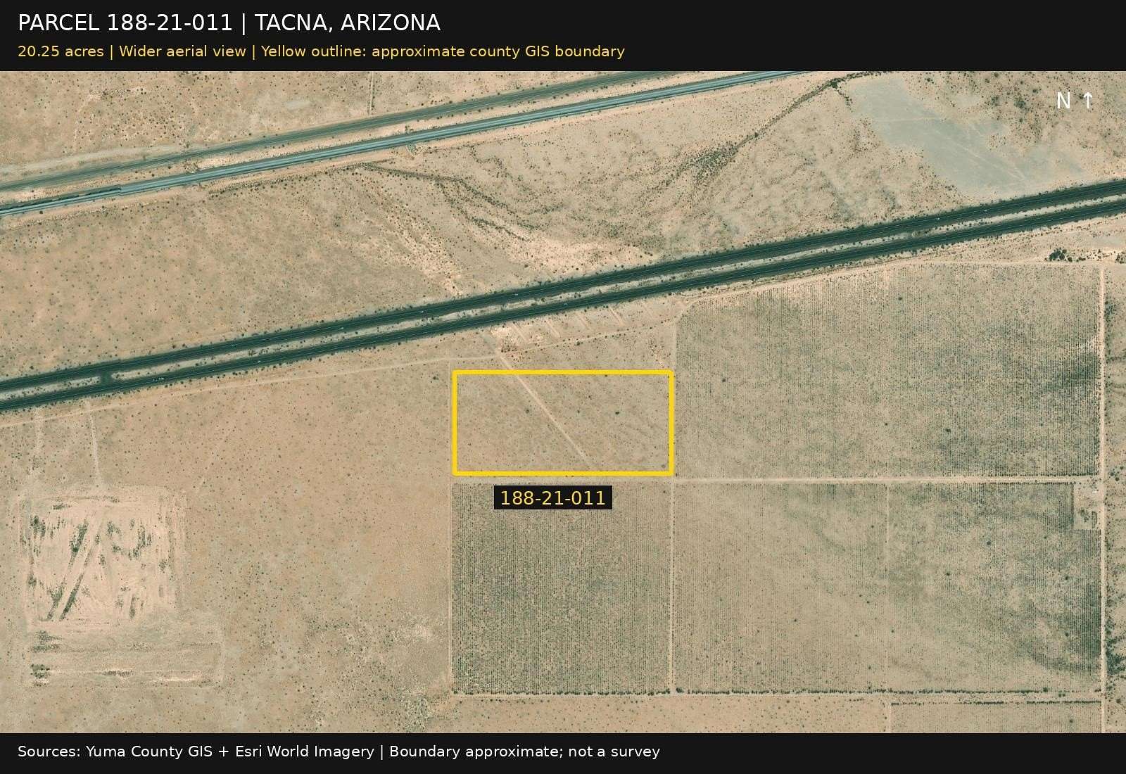20.3 Acres of Agricultural Land for Sale in Tacna, Arizona