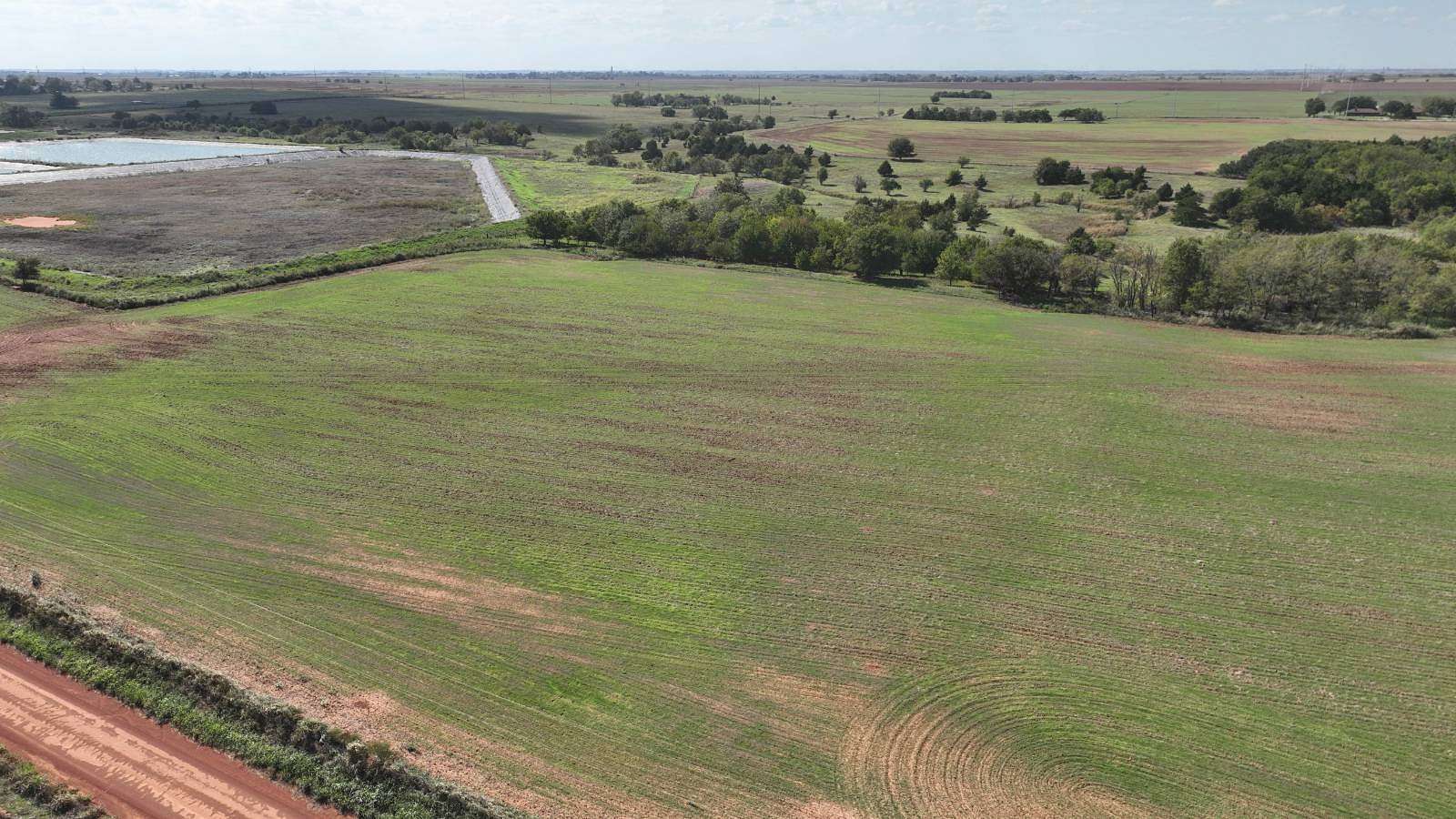 108 Acres of Agricultural Land for Auction in Waukomis, Oklahoma