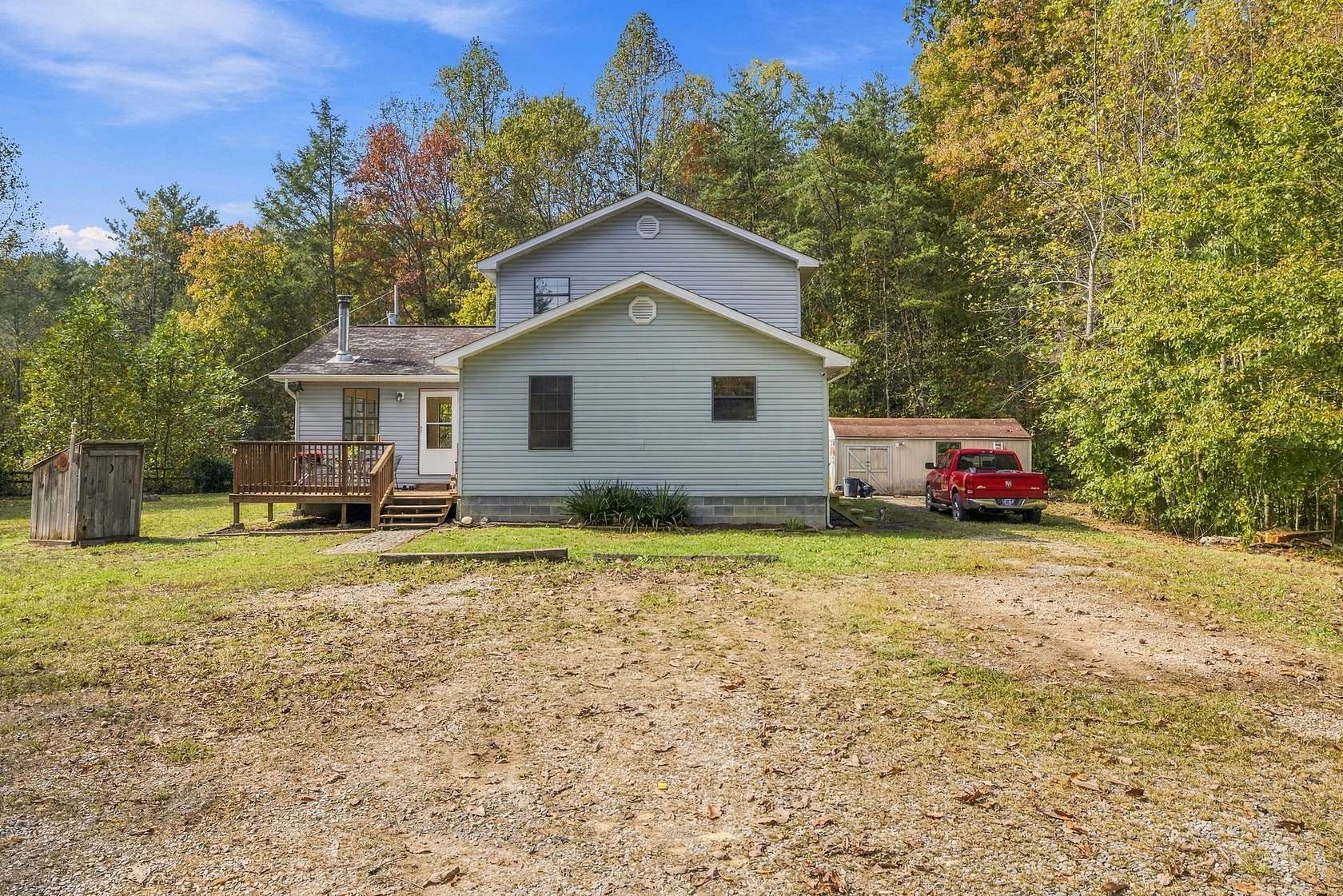 2.67 Acres of Land with Home for Sale in Cosby, Tennessee