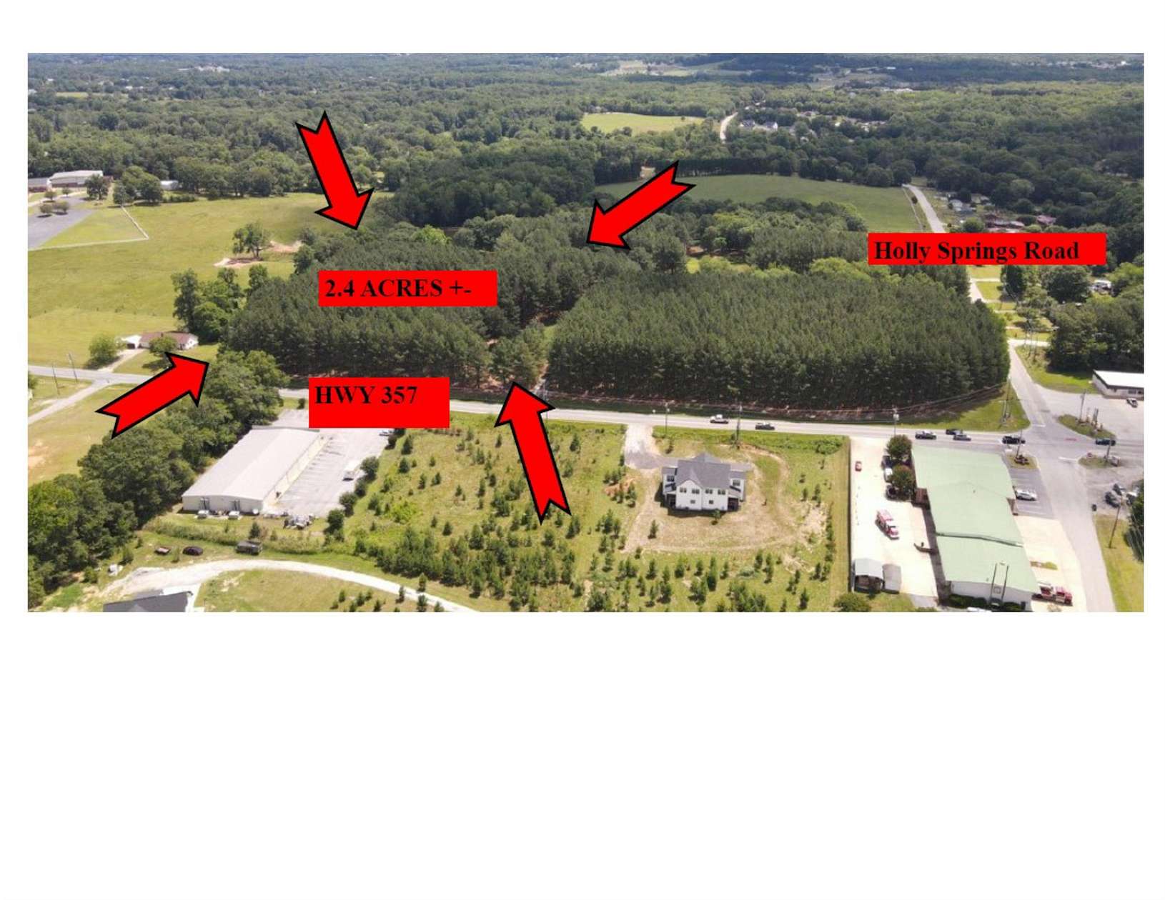 2.4 Acres of Commercial Land for Sale in Inman, South Carolina