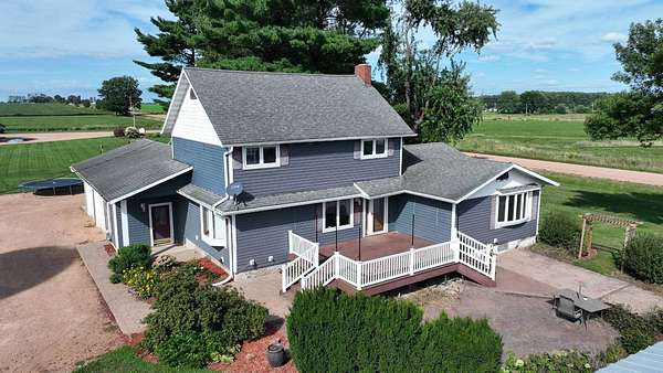 155 Acres of Agricultural Land with Home for Sale in Stratford, Wisconsin