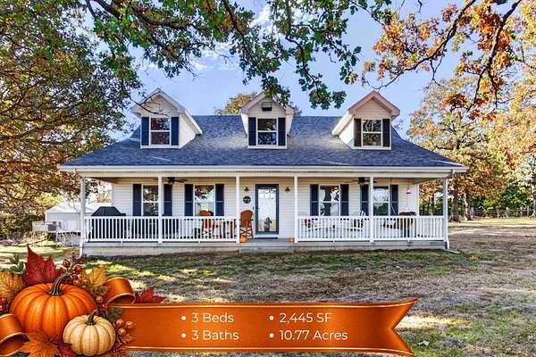 10.8 Acres of Land with Home for Sale in Strafford, Missouri