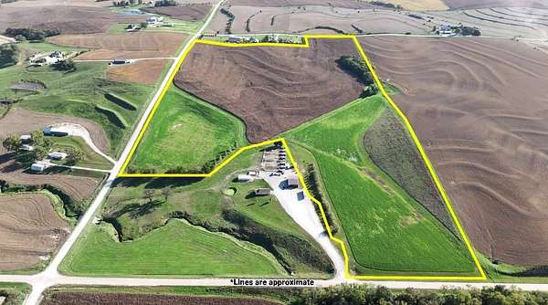 60.3 Acres of Agricultural & Residential Land for Sale in Nebraska City, Nebraska
