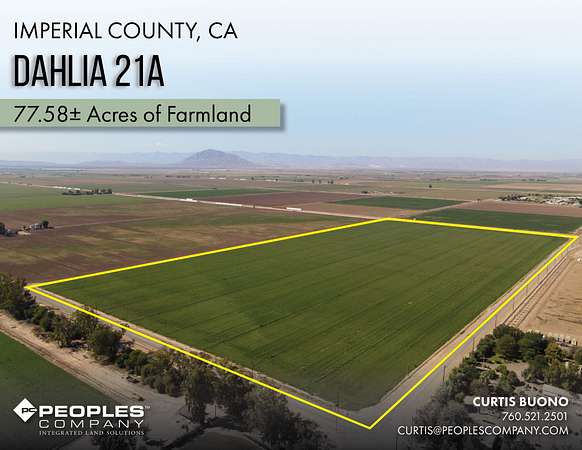 77.6 Acres of Land for Sale in El Centro, California