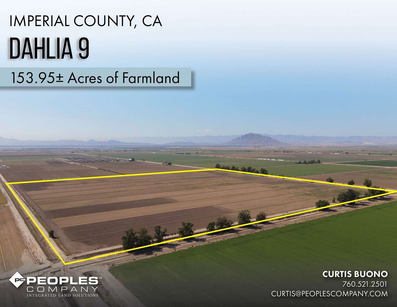 154 Acres of Land for Sale in El Centro, California