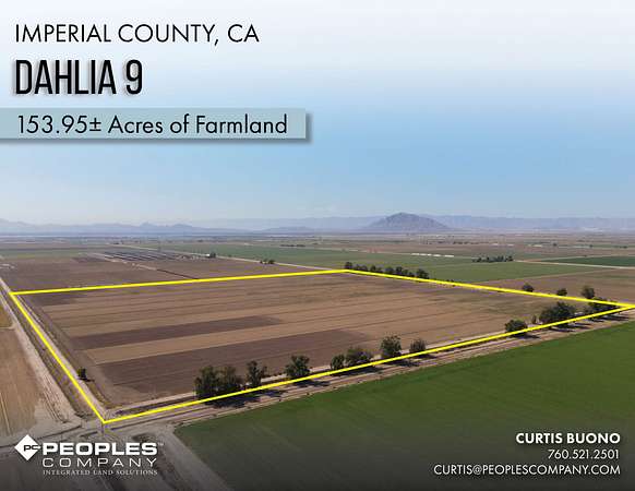 154 Acres of Land for Sale in El Centro, California