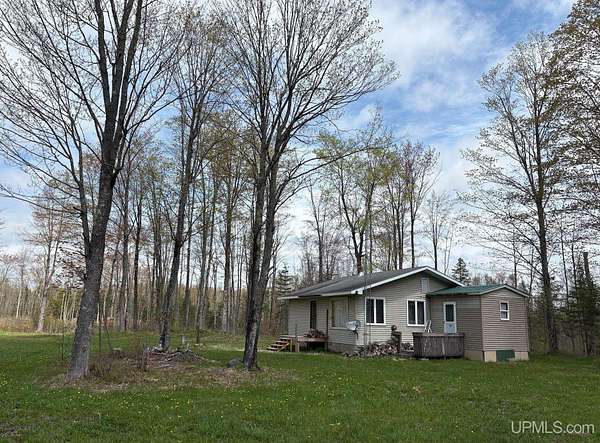 160 Acres of Recreational Land with Home for Sale in Perkins, Michigan