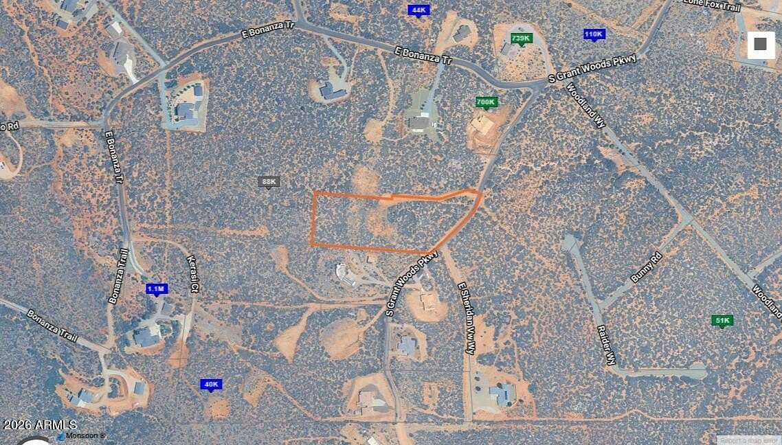 4 Acres of Residential Land for Sale in Dewey, Arizona