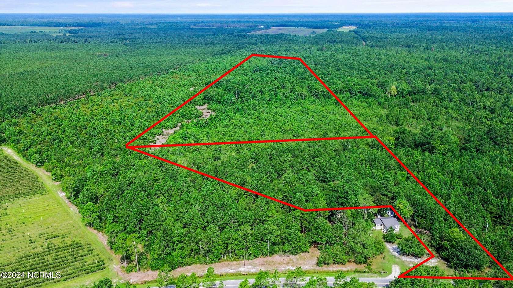 24.8 Acres of Land for Sale in Ivanhoe, North Carolina