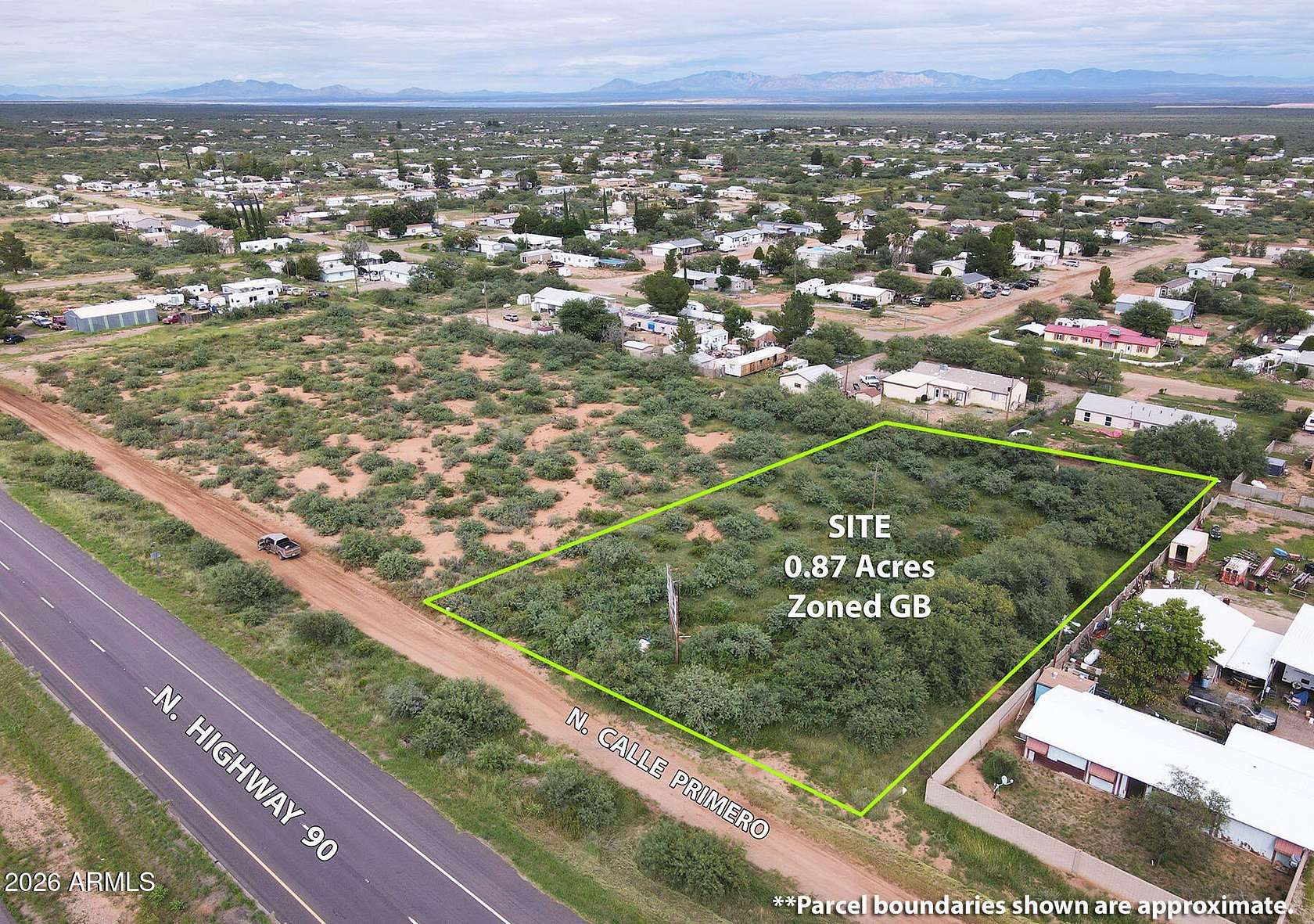 0.87 Acres of Commercial Land for Sale in Huachuca City, Arizona