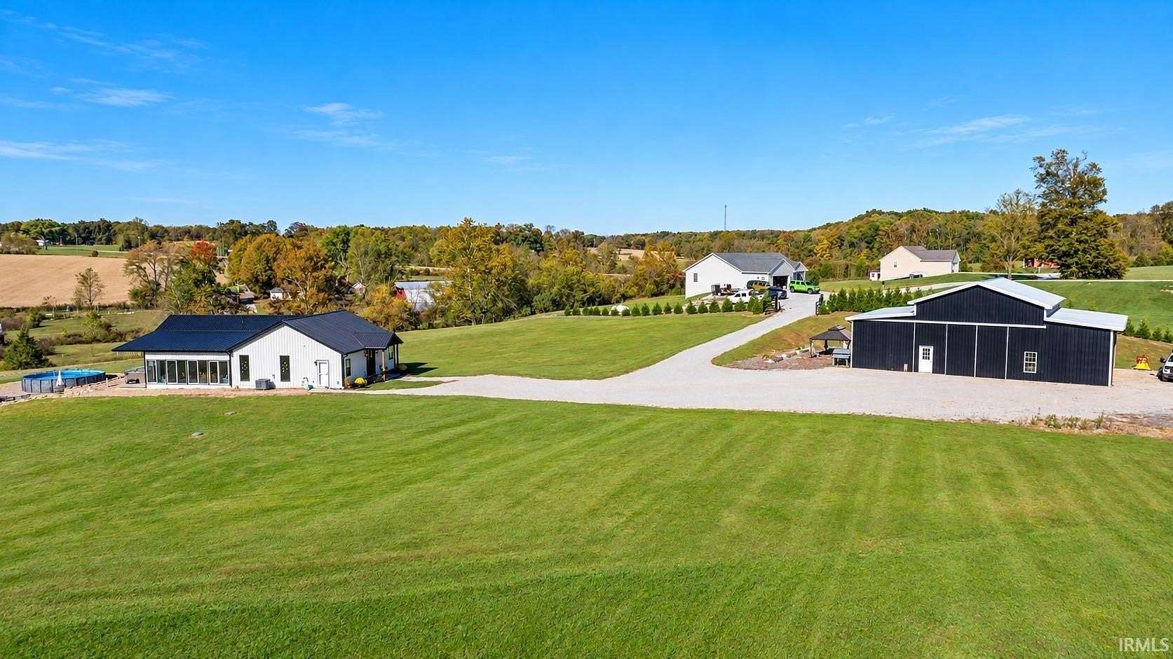 13.7 Acres of Land with Home for Sale in Heltonville, Indiana