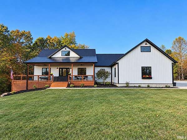 9.45 Acres of Land with Home for Sale in Bedford, Indiana