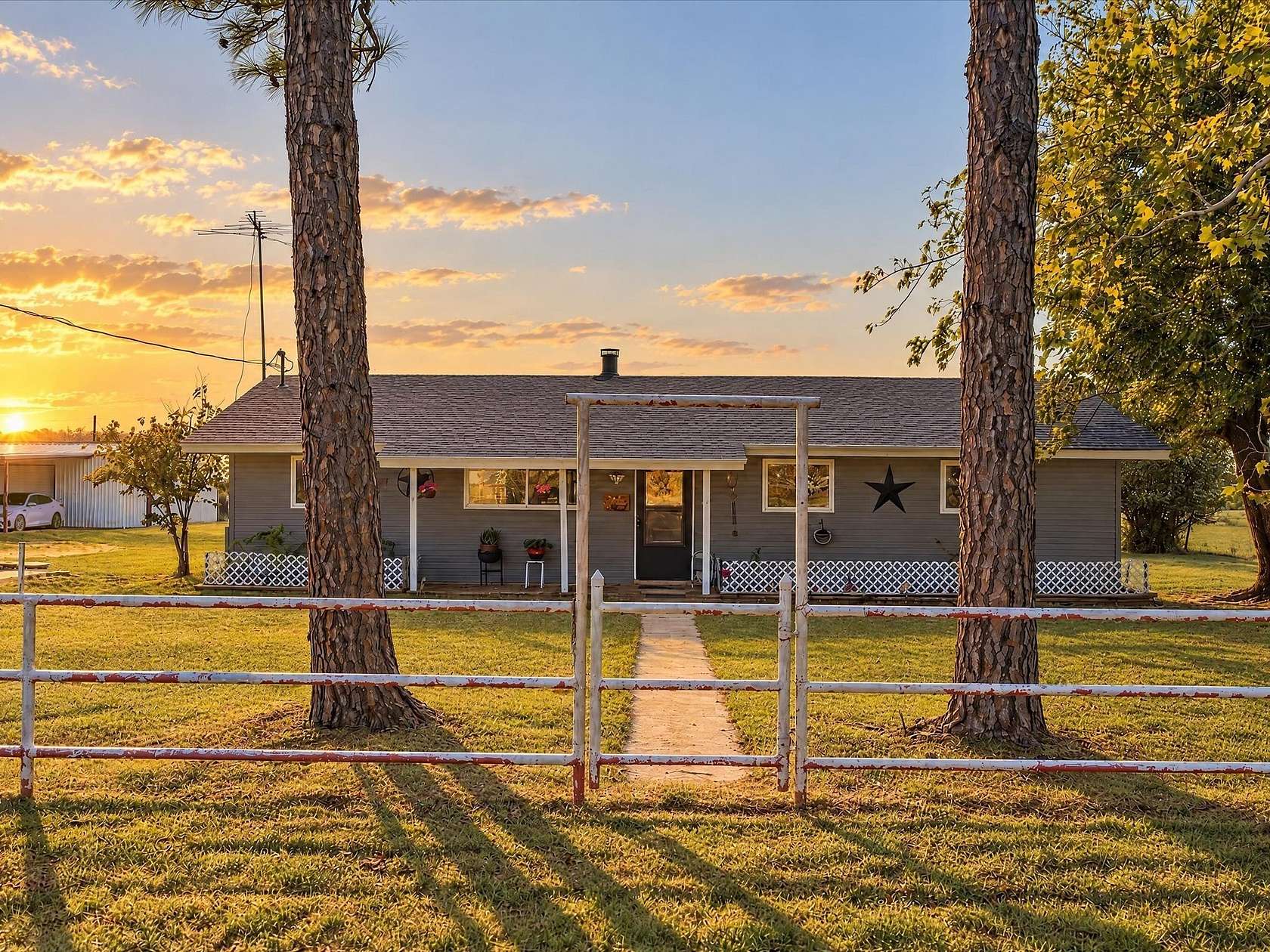 2 Acres of Land with Home for Sale in Bowie, Texas