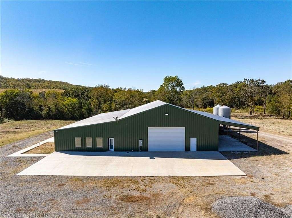 312 Acres of Land with Home for Sale in Bokoshe, Oklahoma