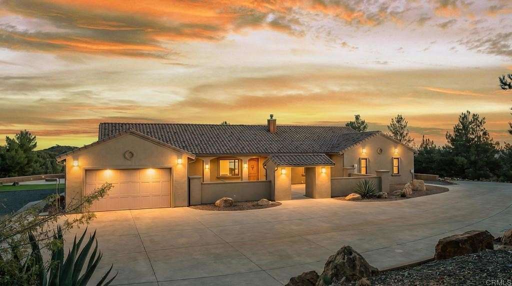 8 Acres of Land with Home for Sale in Alpine, California