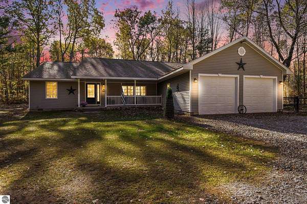 12 Acres of Recreational Land with Home for Sale in Hale, Michigan