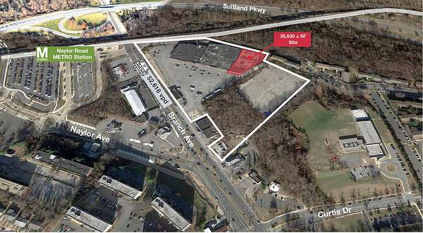 2.73 Acres of Commercial Land for Lease in Temple Hills, Maryland