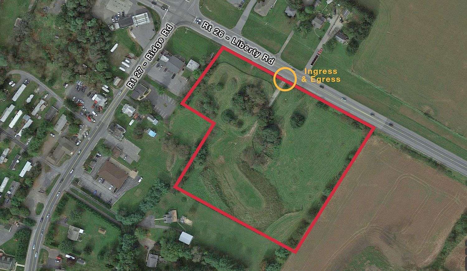 2 Acres of Commercial Land for Sale in Westminster, Maryland