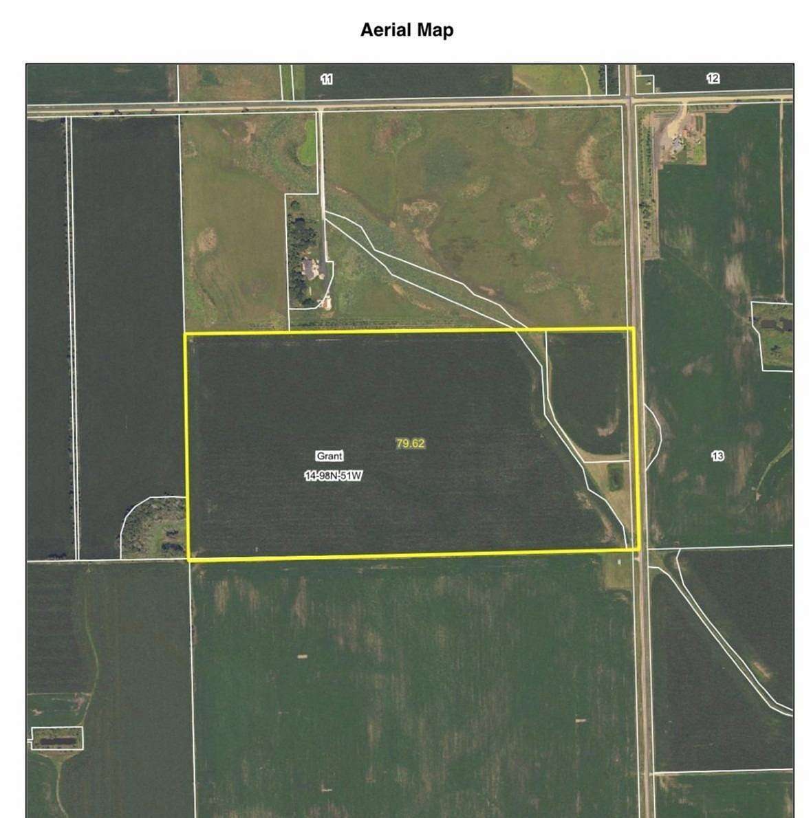 80 Acres of Land for Sale in Lennox, South Dakota