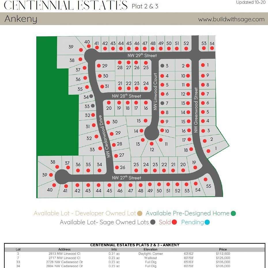 0.3 Acres of Residential Land for Sale in Ankeny, Iowa