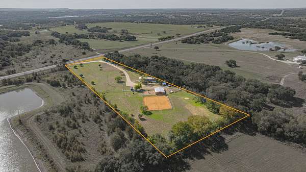 4.74 Acres of Land with Home for Sale in Hico, Texas