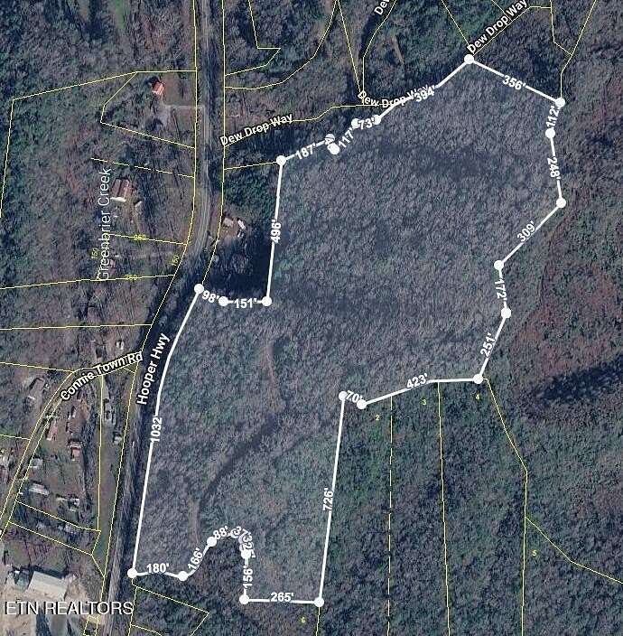 33.5 Acres of Recreational & Residential Land for Sale in Cosby, Tennessee