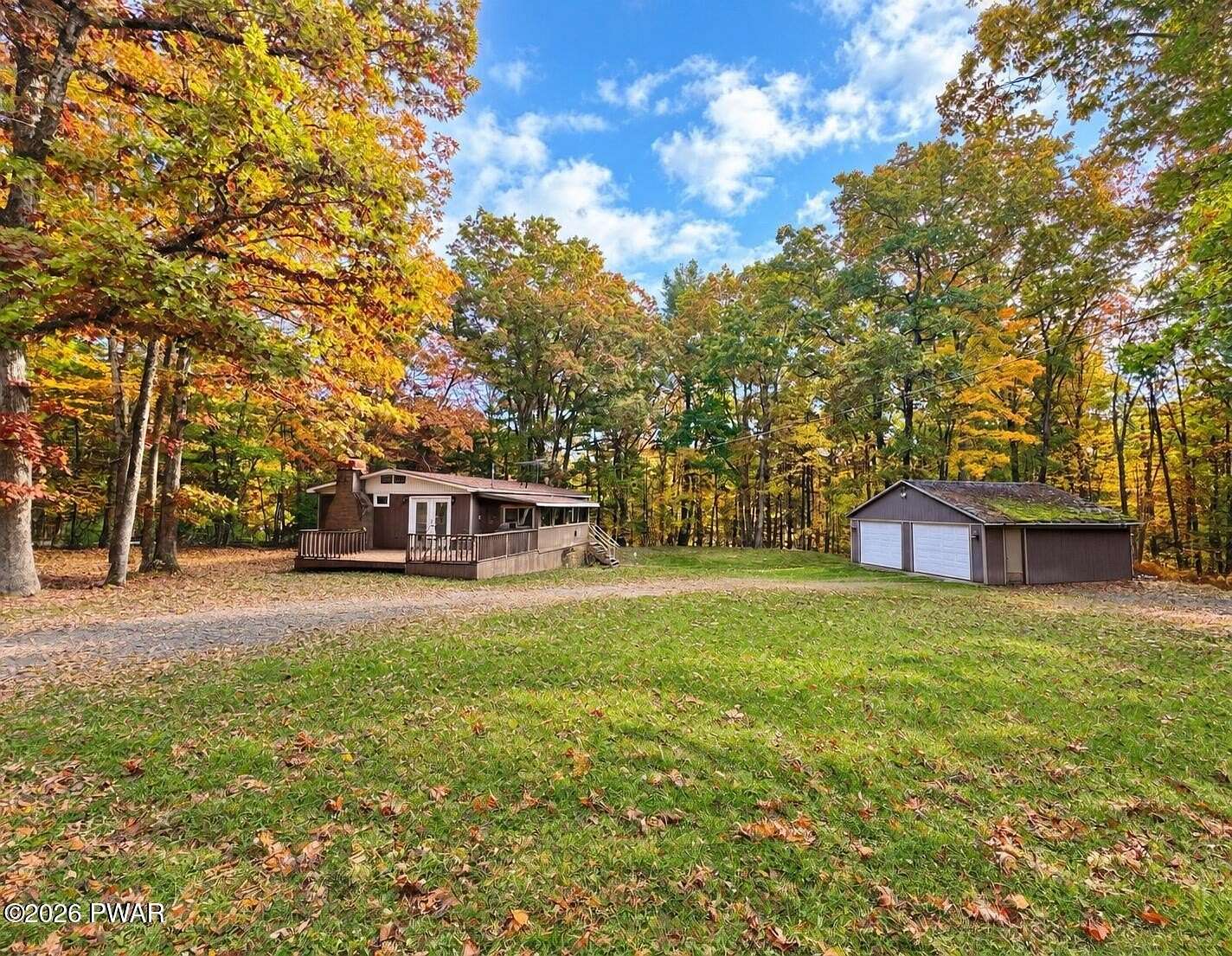 2 Acres of Land with Home for Sale in Hawley, Pennsylvania
