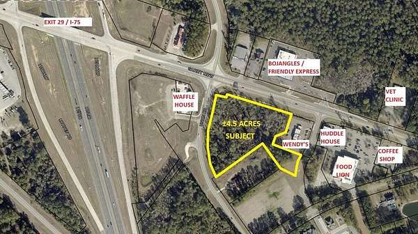 4.5 Acres of Commercial Land for Sale in Hahira, Georgia