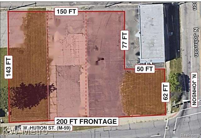 0.55 Acres of Mixed-Use Land for Sale in Pontiac, Michigan