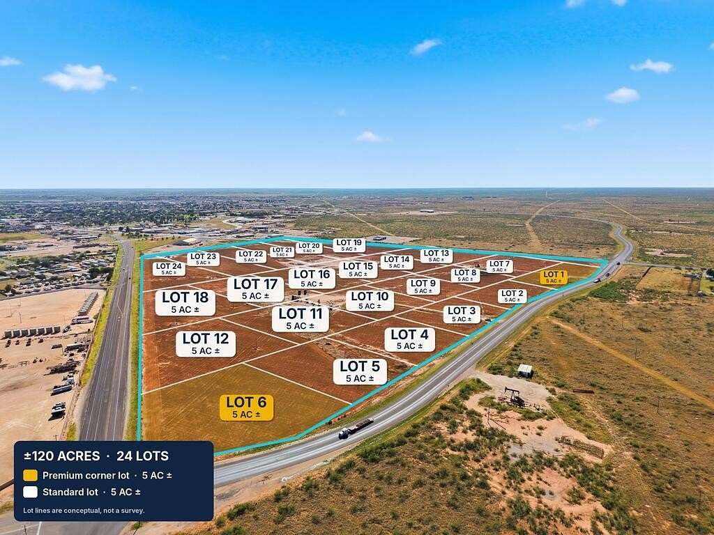 5 Acres of Commercial Land for Sale in Andrews, Texas