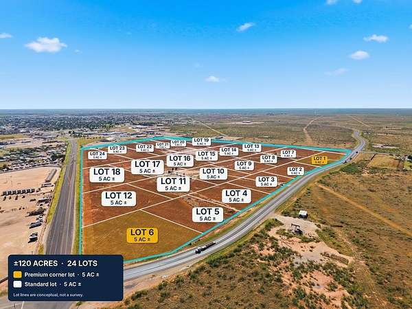 5 Acres of Commercial Land for Sale in Andrews, Texas