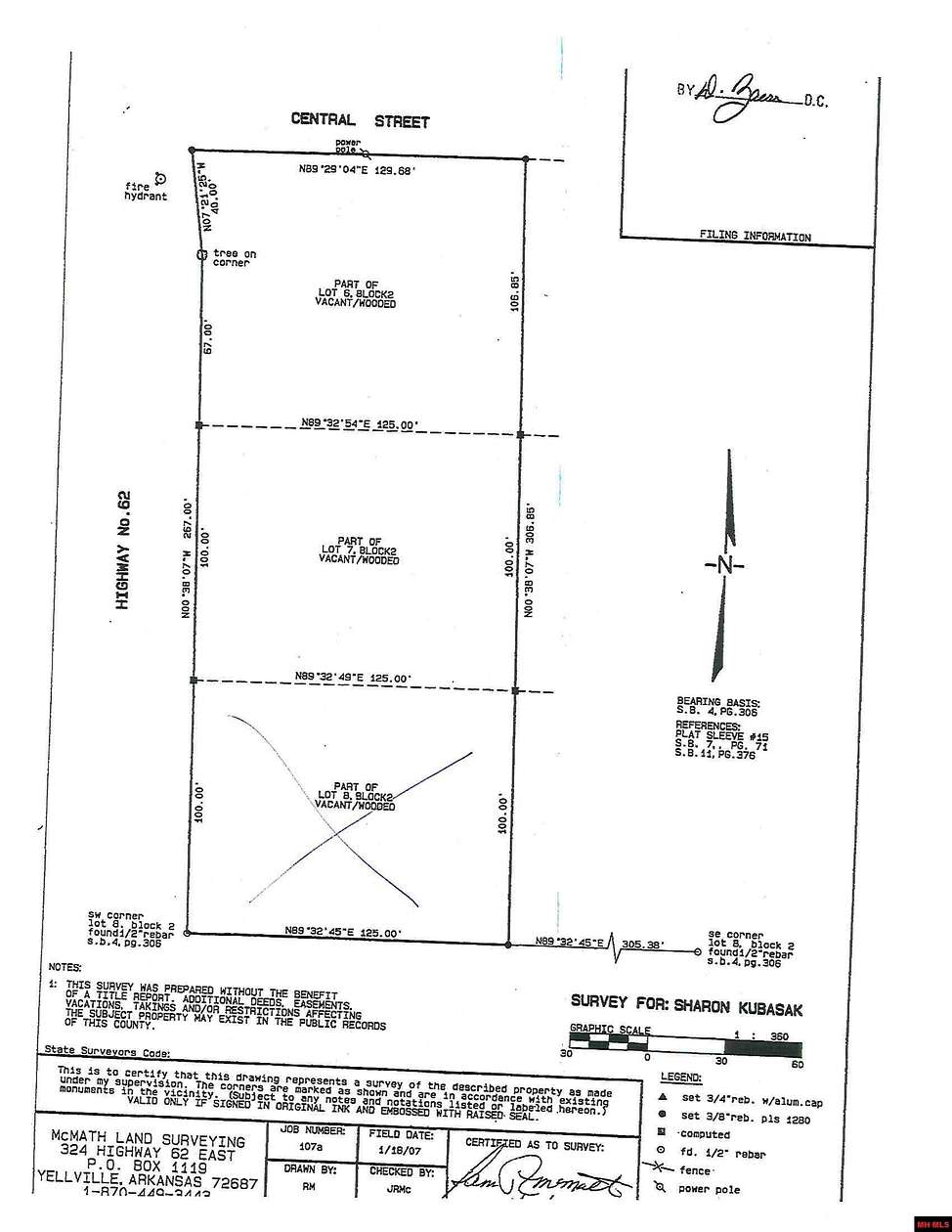 0.6 Acres of Commercial Land for Sale in Flippin, Arkansas
