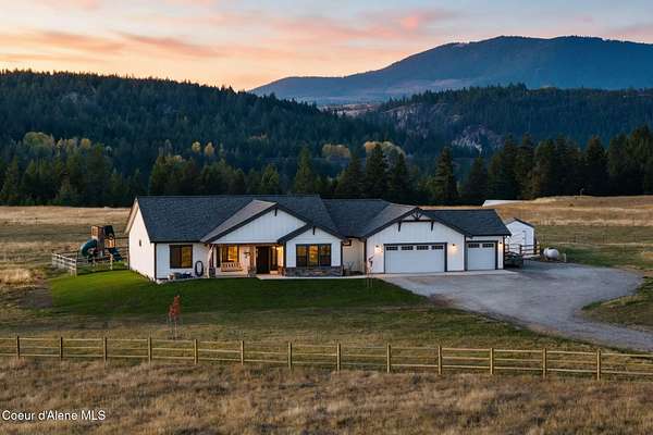 4.44 Acres of Land with Home for Sale in Athol, Idaho