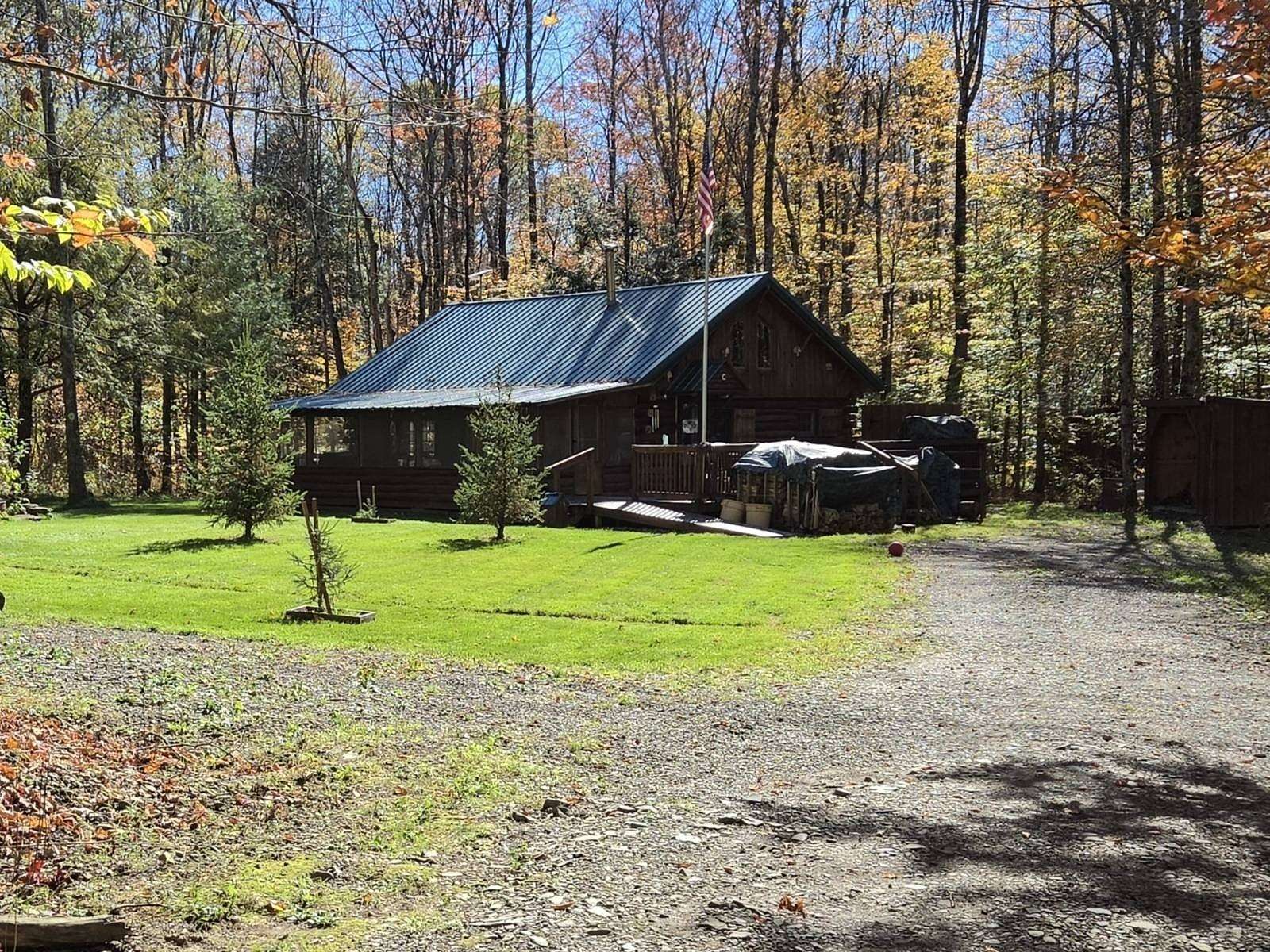 40 Acres of Recreational Land with Home for Sale in Plymouth, New York