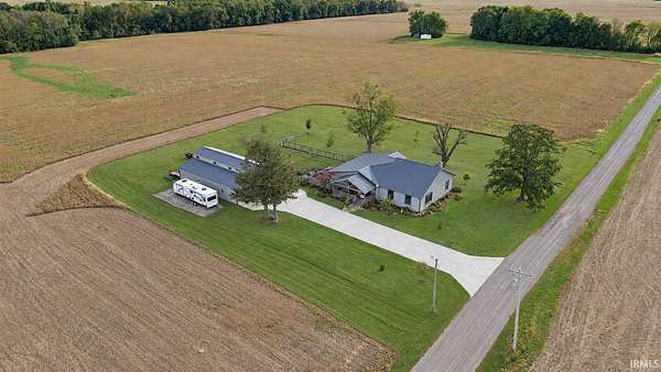 1.9 Acres of Land with Home for Sale in Vincennes, Indiana