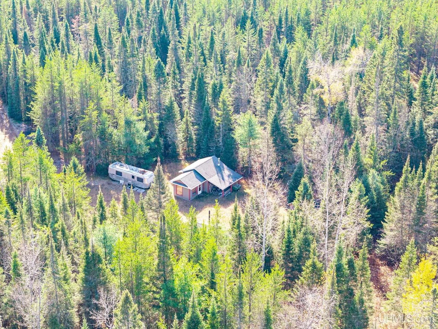 120 Acres of Recreational Land with Home for Sale in Ishpeming, Michigan