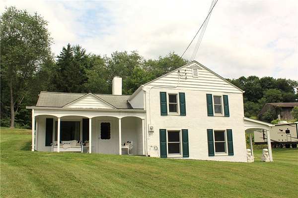 11 Acres of Land with Home for Sale in Amwell Township, Pennsylvania