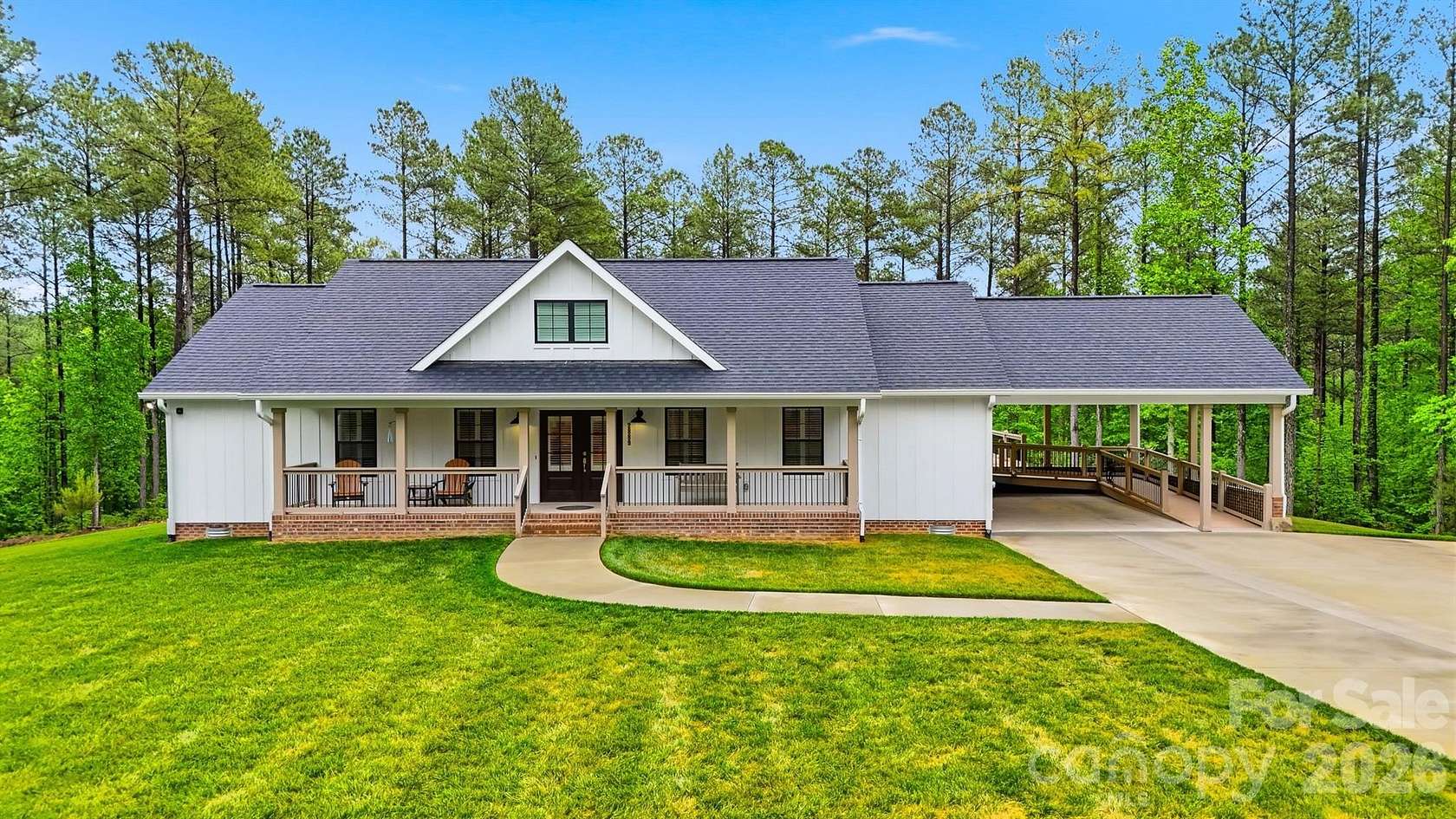 5 Acres of Land with Home for Sale in Granite Falls, North Carolina