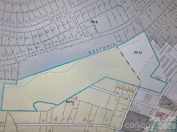 19 Acres of Mixed-Use Land for Sale in Gastonia, North Carolina