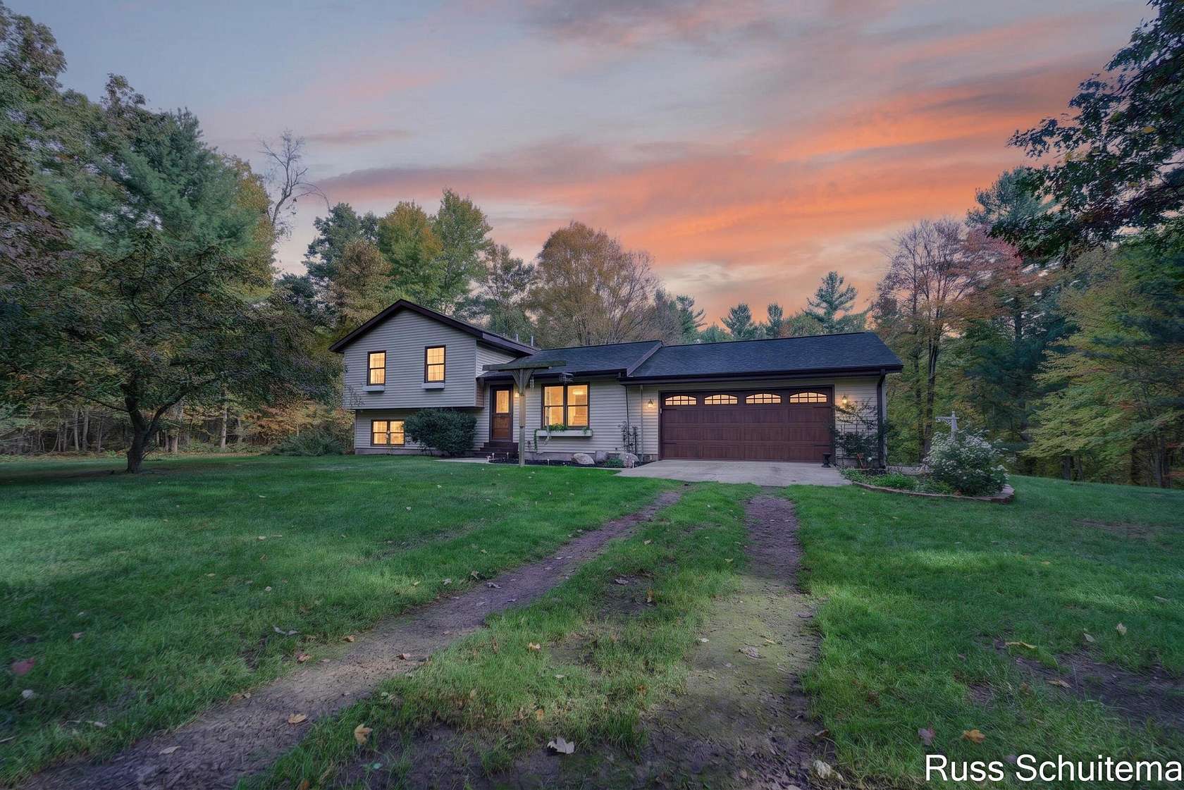 5.68 Acres of Land with Home for Sale in Twin Lake, Michigan
