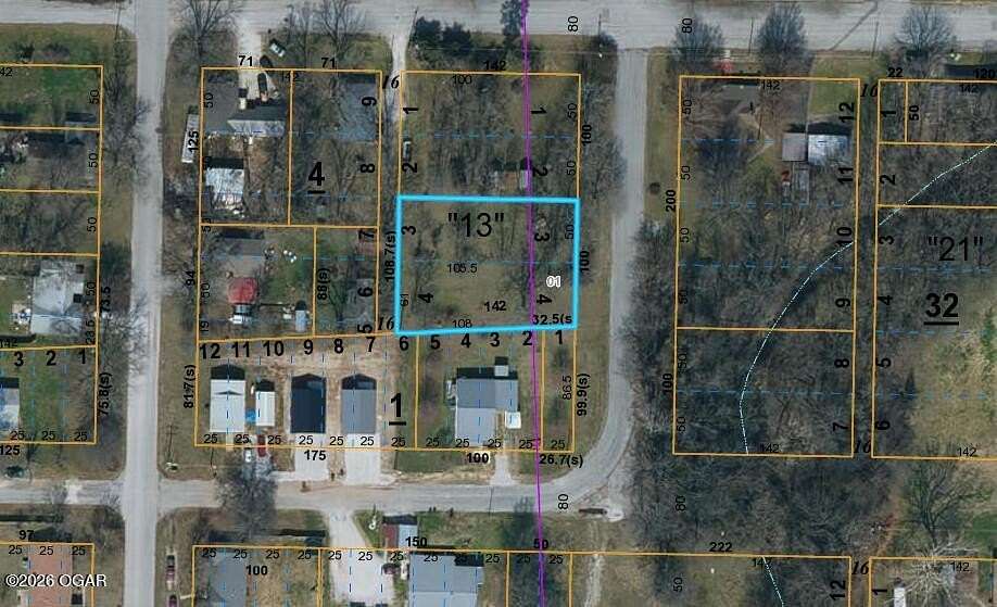 0.33 Acres of Land for Sale in Baxter Springs, Kansas