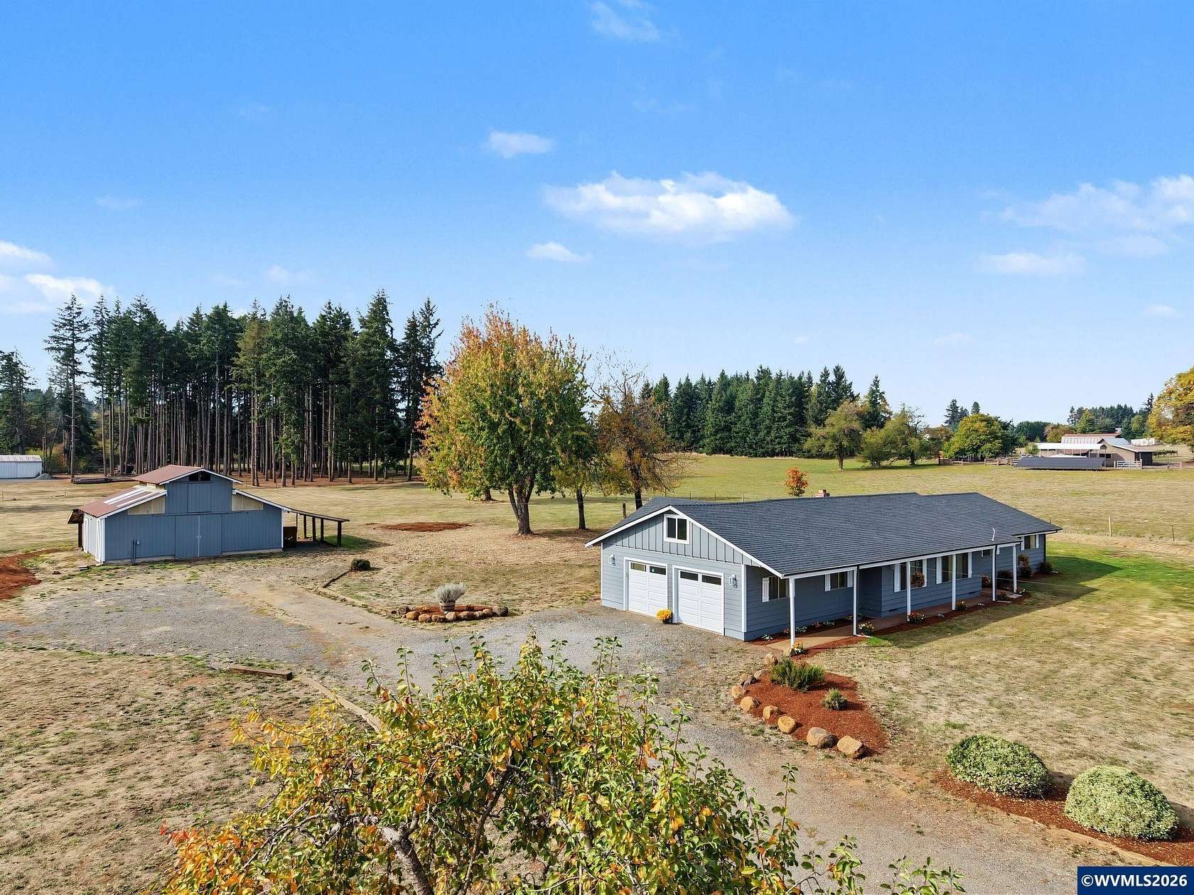 2.45 Acres of Land with Home for Sale in Aumsville, Oregon