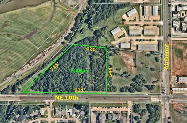7.46 Acres of Land for Sale in Midwest City, Oklahoma