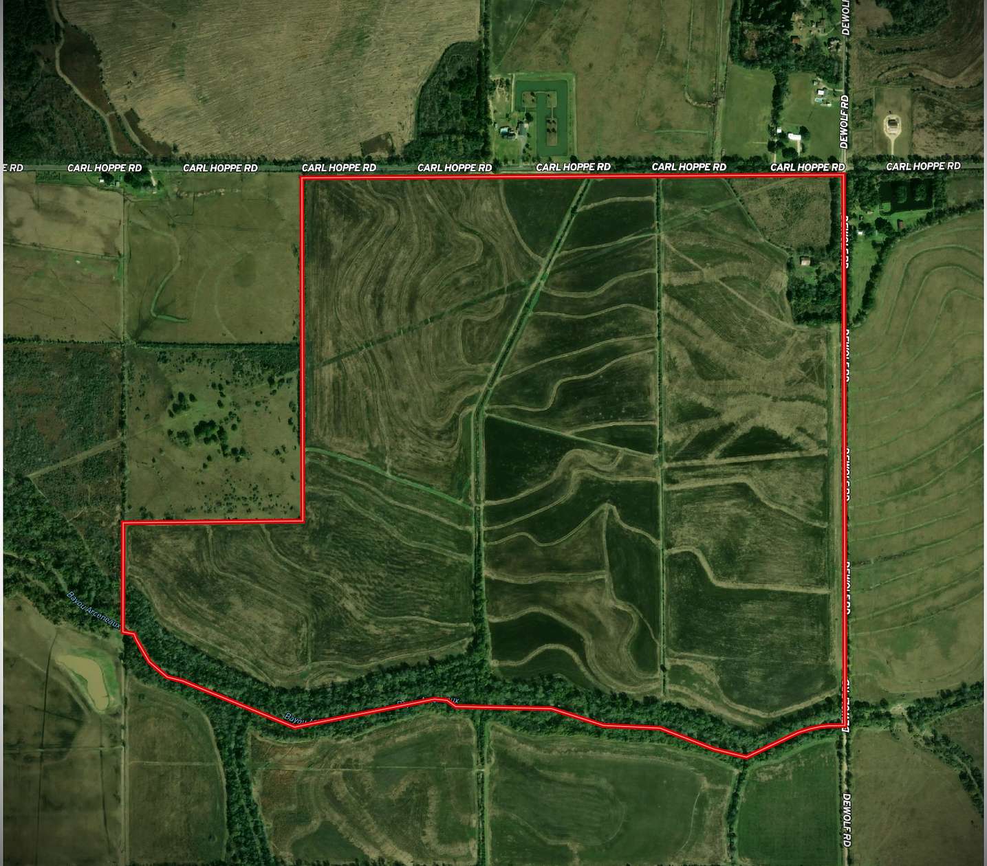 414 Acres of Land for Sale in Woodlawn, Louisiana