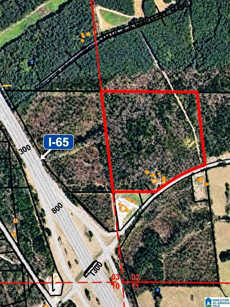 36 Acres of Commercial Land for Sale in Verbena, Alabama