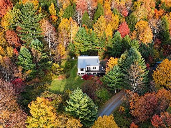 14.4 Acres of Recreational Land with Home for Sale in Montgomery, Vermont