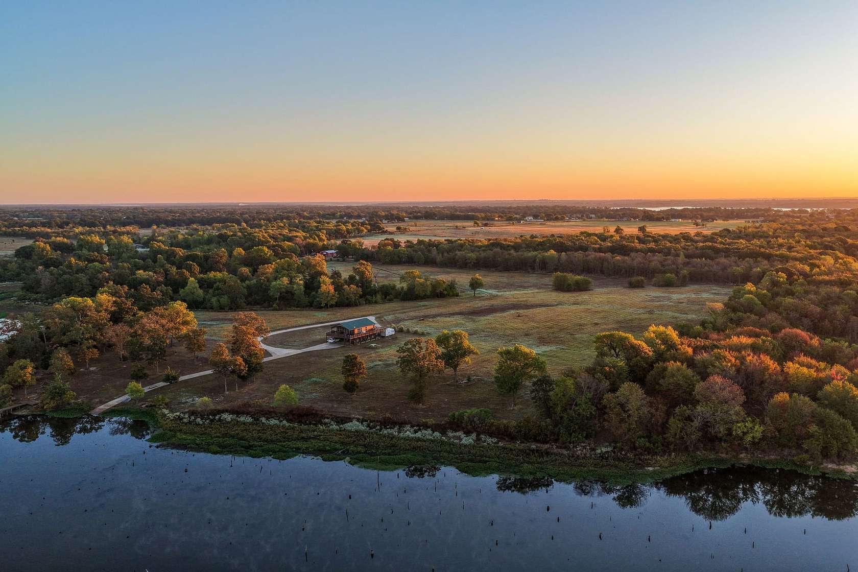 40 Acres of Land with Home for Sale in Yantis, Texas